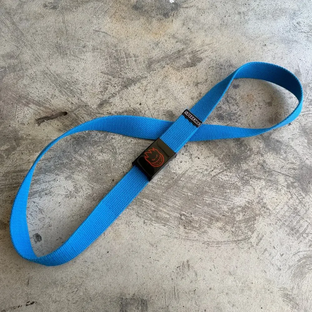 Vintage Spitfire Bighead Web skater Belt Blue One Size - Picture 3 of 8